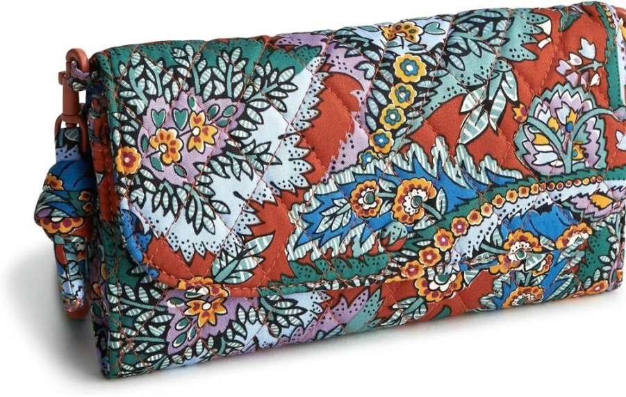 Vera Bradley Wildwood Cotton Crossbody Wallet – Premium Fashion Handbag for Women