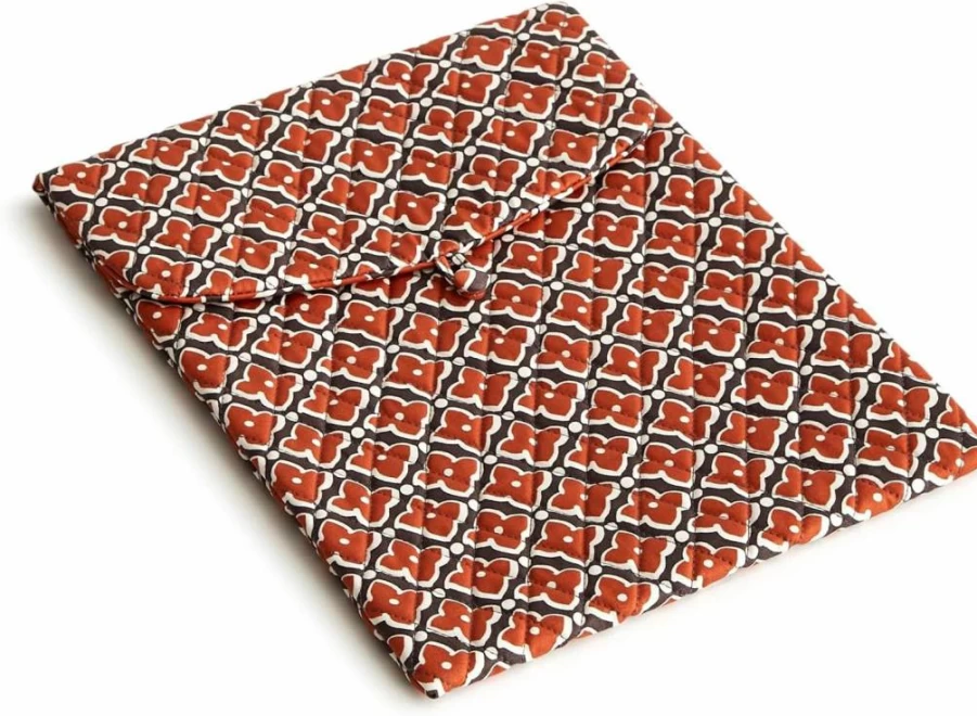 Vera Bradley Small Cotton Envelope Tech Sleeve for Phones & Accessories | Premium Protective Case