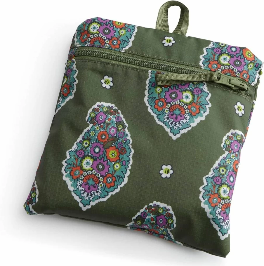 Vera Bradley Small Envelope Laptop Sleeve - Premium Cotton Tech Case for 13 Inch MacBook & Devices
