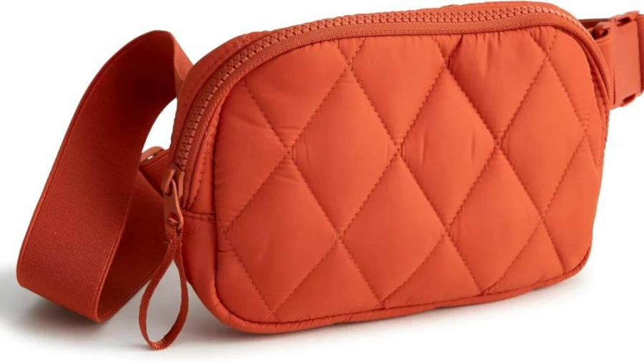 Vera Bradley Women's Featherweight Woodward Small Crossbody Belt Bag – Lightweight & Stylish