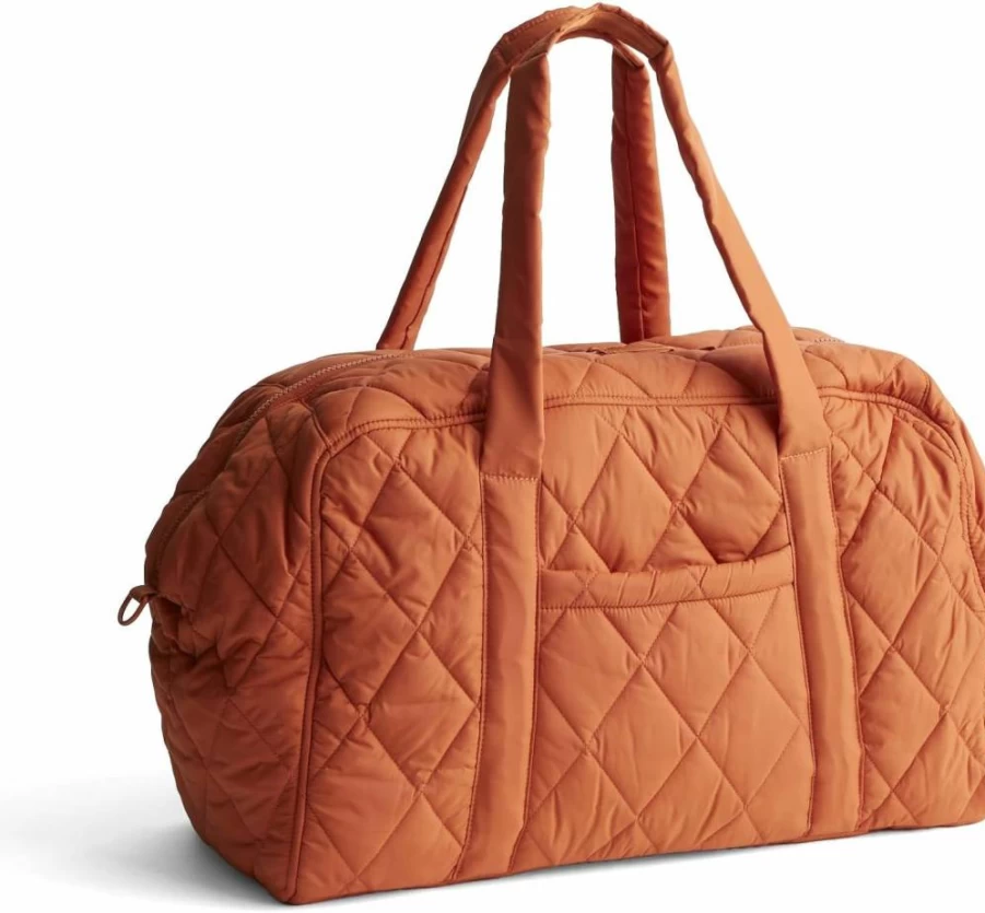 Vera Bradley Women's Large Miramar Weekender Bag - Nylon Travel Tote for Weekend Getaways