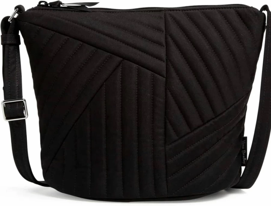 Vera Bradley Women's Cotton Crossbody Bag – Stylish Bucket Purse for Everyday Use