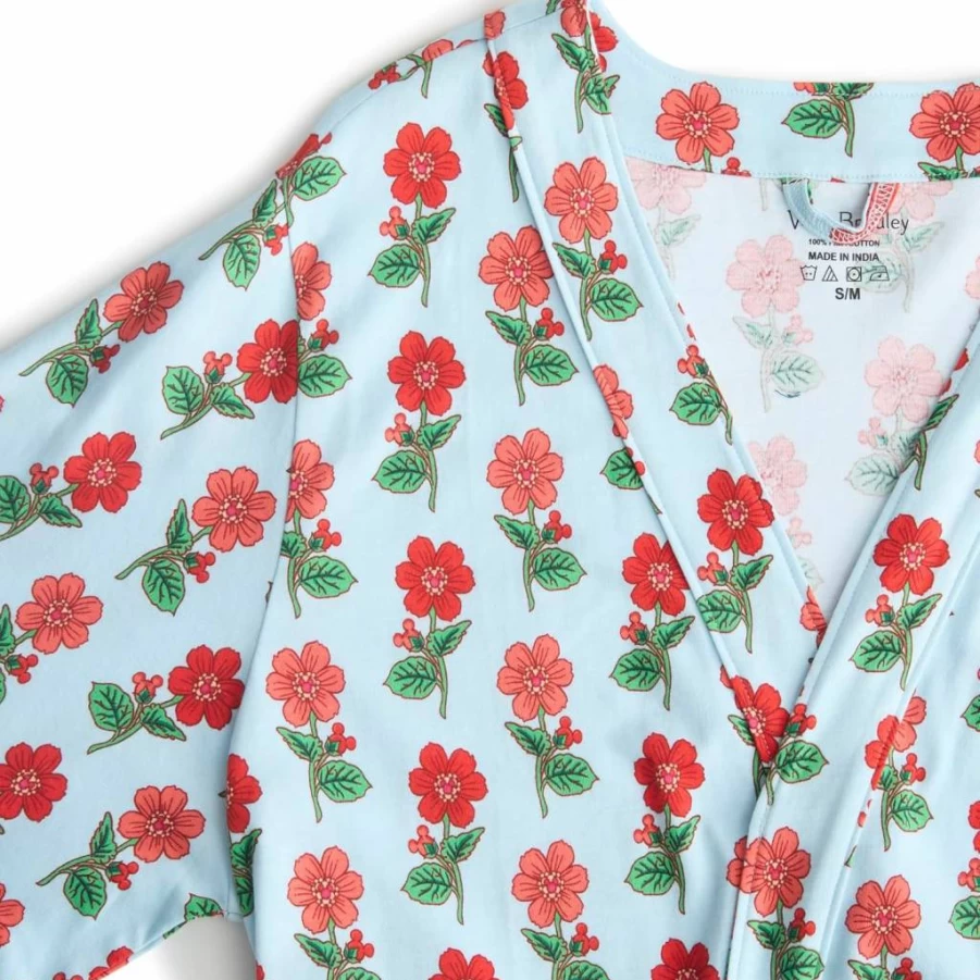 Vera Bradley Women's Disney Cotton Knit Robe - Soft & Cozy Lounge Wear