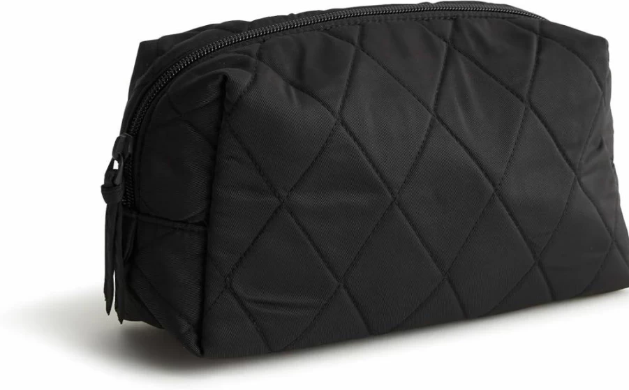 Vera Bradley Women's Medium Twill Cosmetic Case – Stylish & Durable Makeup Bag for Travel