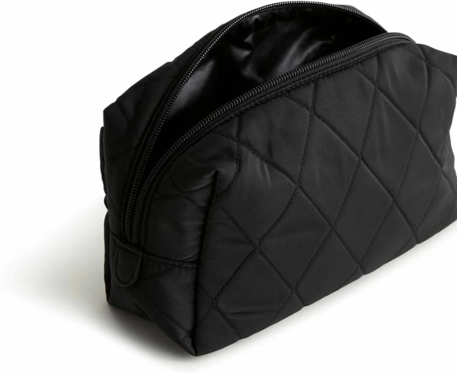 Vera Bradley Women's Medium Twill Cosmetic Case – Stylish & Durable Makeup Bag for Travel