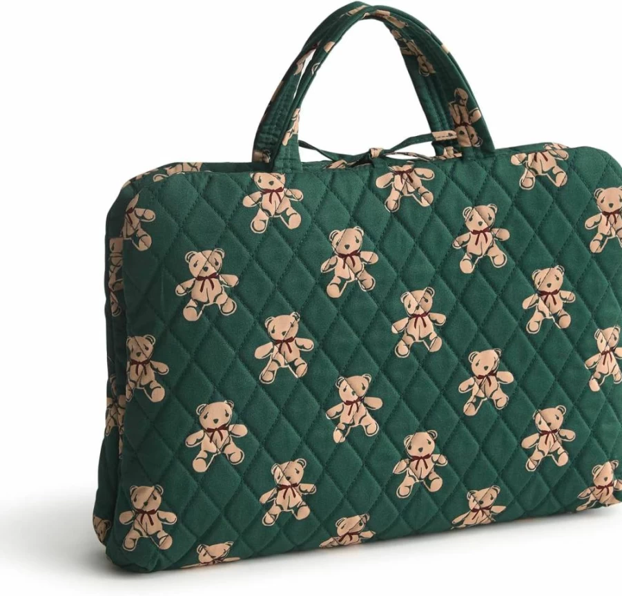 Vera Bradley Cotton Travel Organizer with Adjustable Tie – Premium Toiletry Bag for Trips