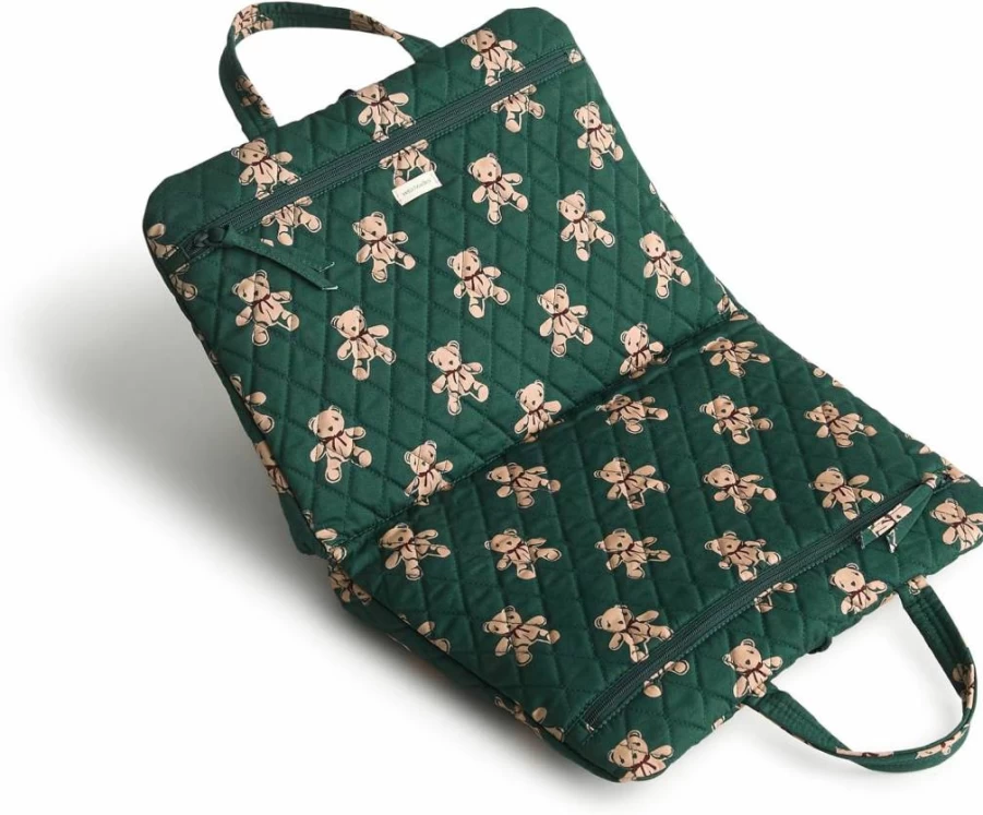 Vera Bradley Cotton Travel Organizer with Adjustable Tie – Premium Toiletry Bag for Trips