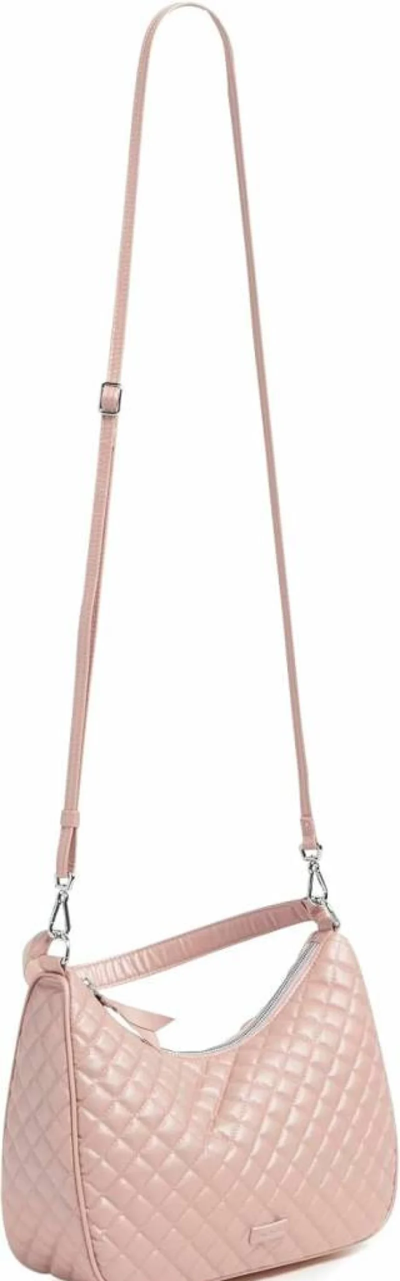 Vera Bradley Frannie Crescent Crossbody Bag for Women – Lightweight Cotton Purse with Adjustable Strap