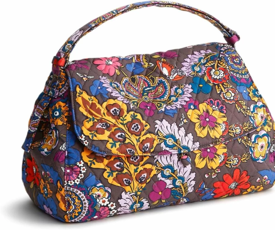 Vera Bradley Rothvale Cotton Tote Bag for Women - Lightweight Shoulder Bag with Premium Fabric, Stylish & Spacious Handbag for Everyday Use