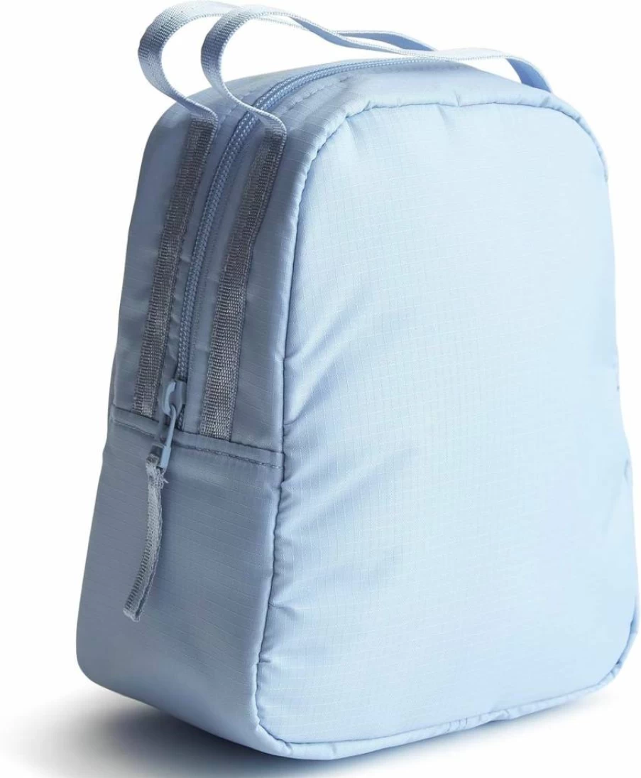 Vera Bradley Kew Gardens Blue Ripstop Lunch Bag for Women - Lightweight & Reusable One Size Lunch Tote