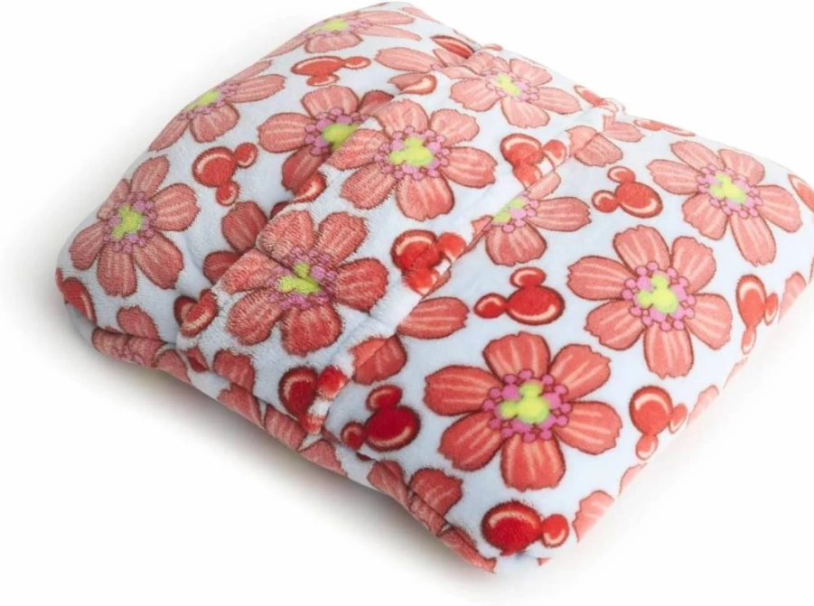 Vera Bradley Mickey Mouse Kaleidoscope Fleece Plush Travel Blanket – Disney Soft Cozy Throw for Adults
