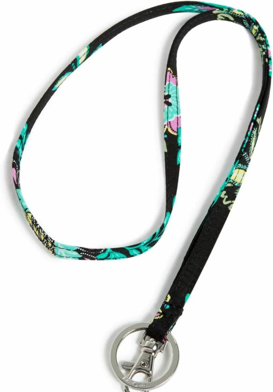 Vera Bradley Women's Cotton Signature Lanyard - Stylish & Lightweight Key Holder for Women