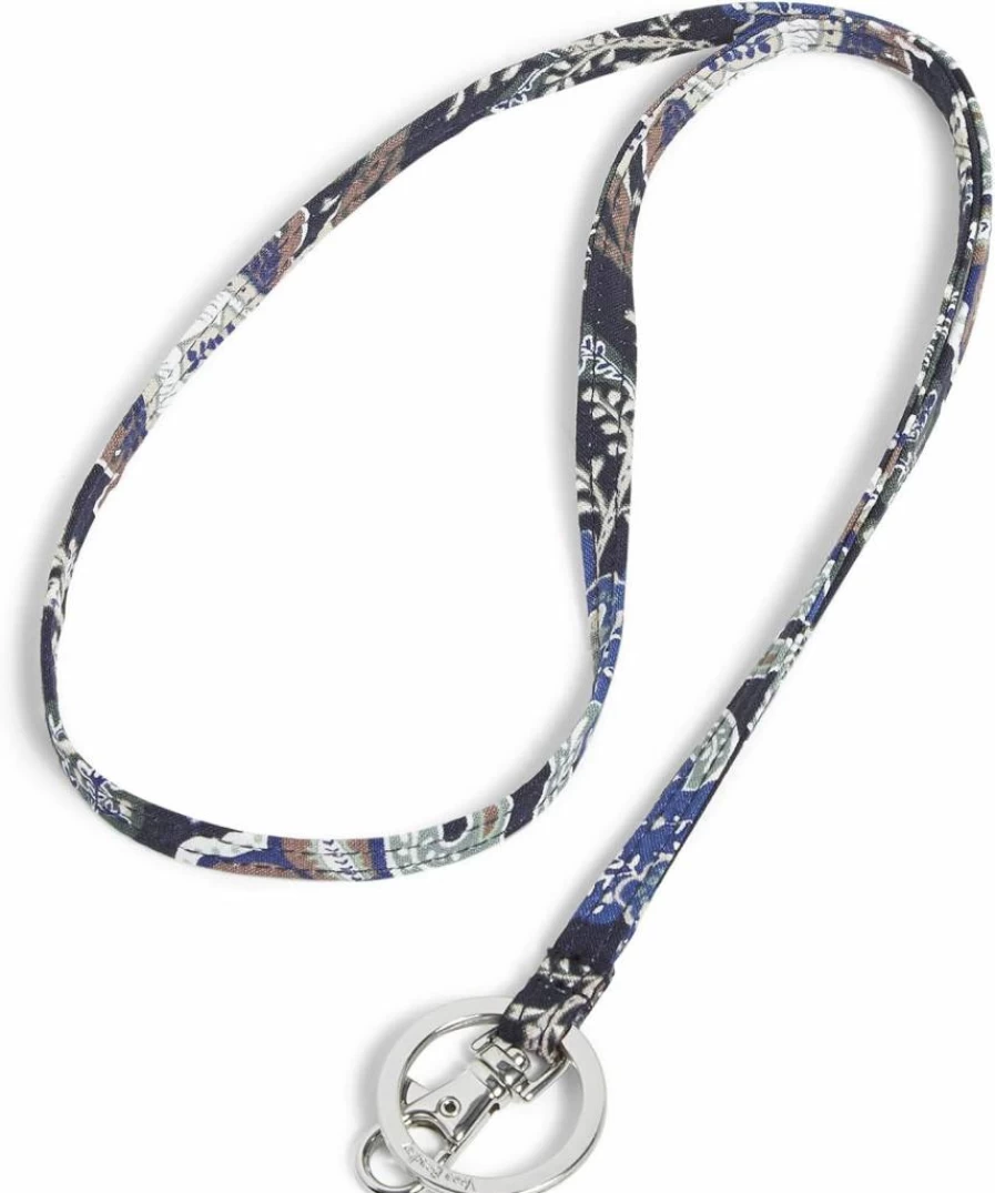 Vera Bradley Women's Cotton Signature Lanyard - Stylish & Lightweight Key Holder for Women