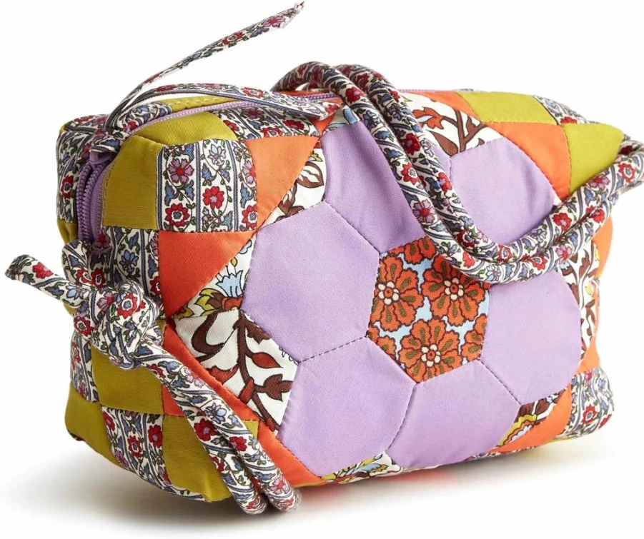 Vera Bradley Blake Crossbody Bag Premium Cotton Vegan Leather Shoulder Purse for Women