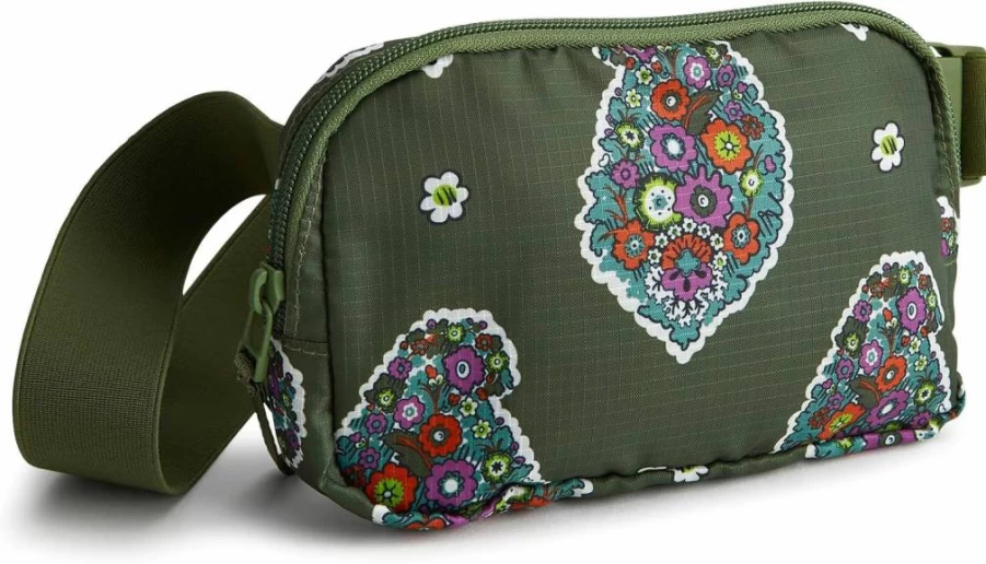 Vera Bradley Women's Ripstop Woodward Small Crossbody Belt Bag – Lightweight & Water-Resistant