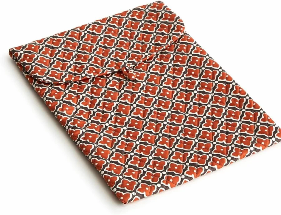 Vera Bradley Women's Large Laptop Sleeve Cotton Envelope Case for 15-Inch MacBook & PC