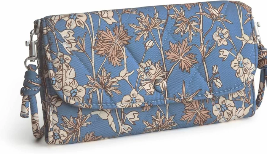Vera Bradley Wildwood Twill Crossbody Wallet – Stylish & Lightweight Performance Bag