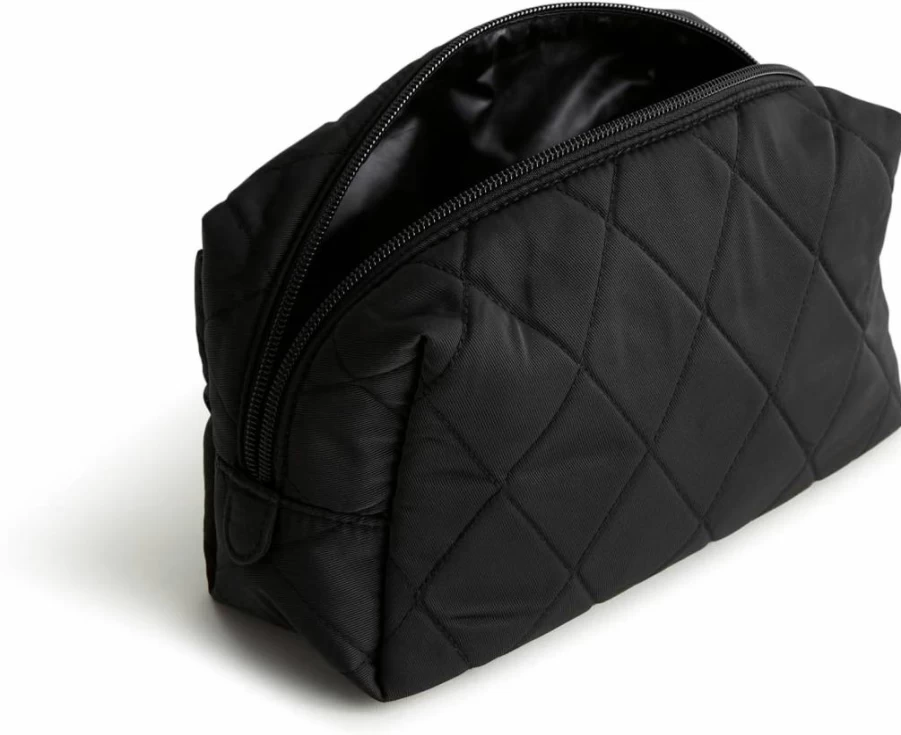 Vera Bradley Women's Medium Cosmetic Case - Performance Twill Travel Makeup Bag