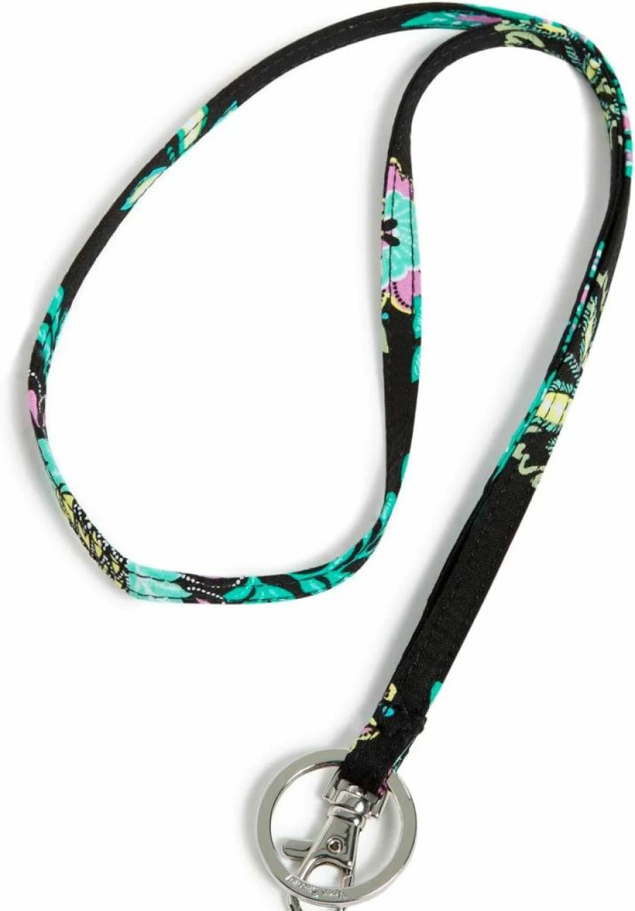 Vera Bradley Women's Signature Cotton Lanyard - Stylish & Lightweight Key Holder for Women