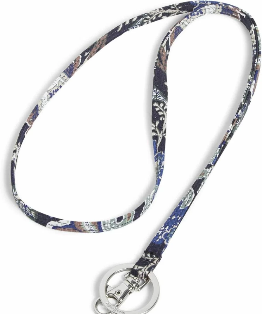 Vera Bradley Women's Signature Cotton Lanyard - Stylish & Lightweight Key Holder for Women
