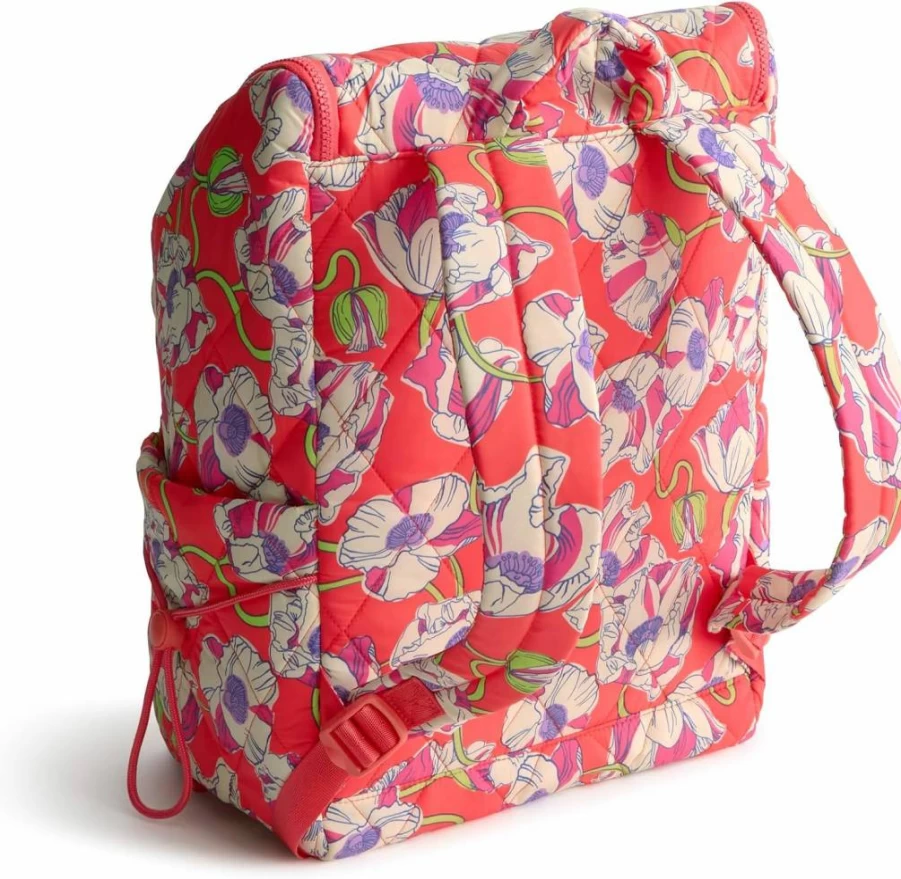 Vera Bradley Lightweight Insulated Cooler Backpack - Moonless Night, Portable Picnic Lunch Bag for Women & Men