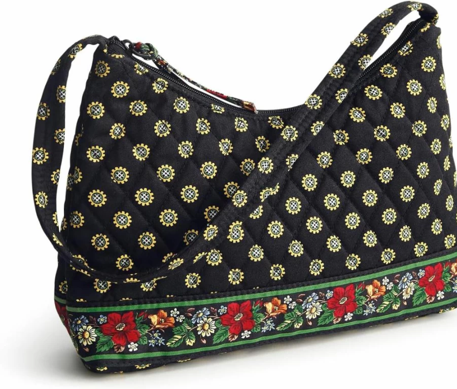 Vera Bradley Cotton Tote Bag for Women - Lightweight Shoulder Bag with Premium Fabric
