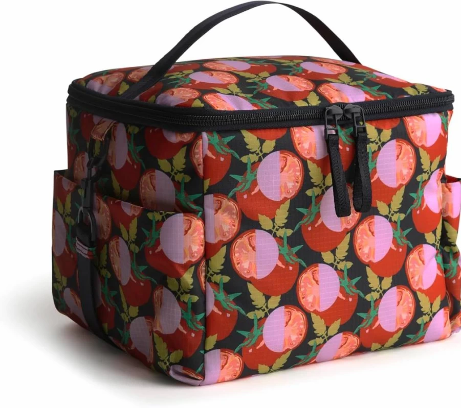 Vera Bradley Insulated Lunch Cooler Bag with Ripstop Fabric – Lightweight & Durable for Work or Picnics