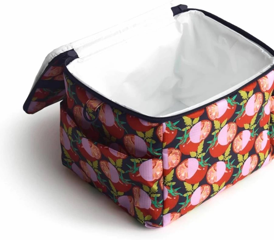 Vera Bradley Insulated Lunch Cooler Bag with Ripstop Fabric – Lightweight & Durable for Work or Picnics
