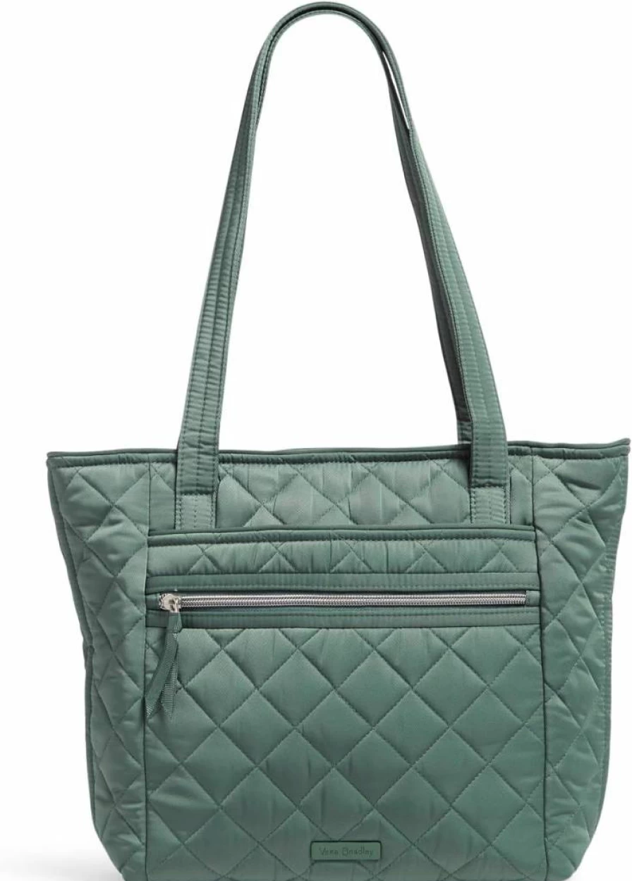 Vera Bradley Women's Small Performance Twill Tote Bag - Lightweight & Durable Handbag for Everyday Use