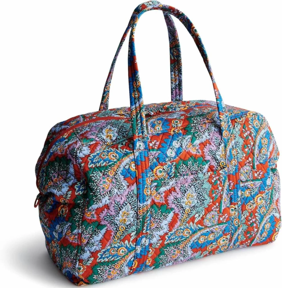 Vera Bradley Miramar Large Weekender Bag - Premium Cotton Travel Tote for Women