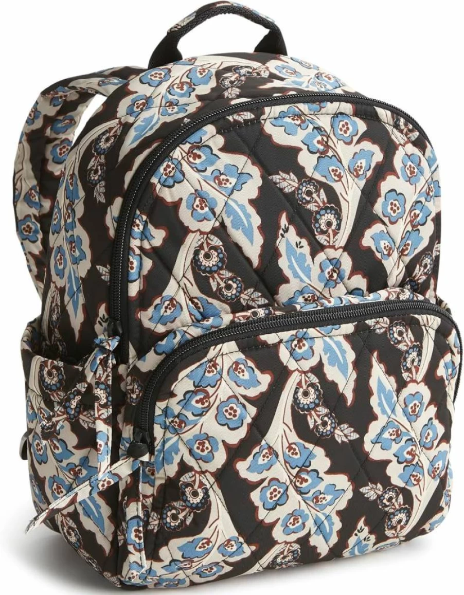 Vera Bradley Women's Small Banbury Backpack in Bronze Green - Lightweight Performance Twill Design