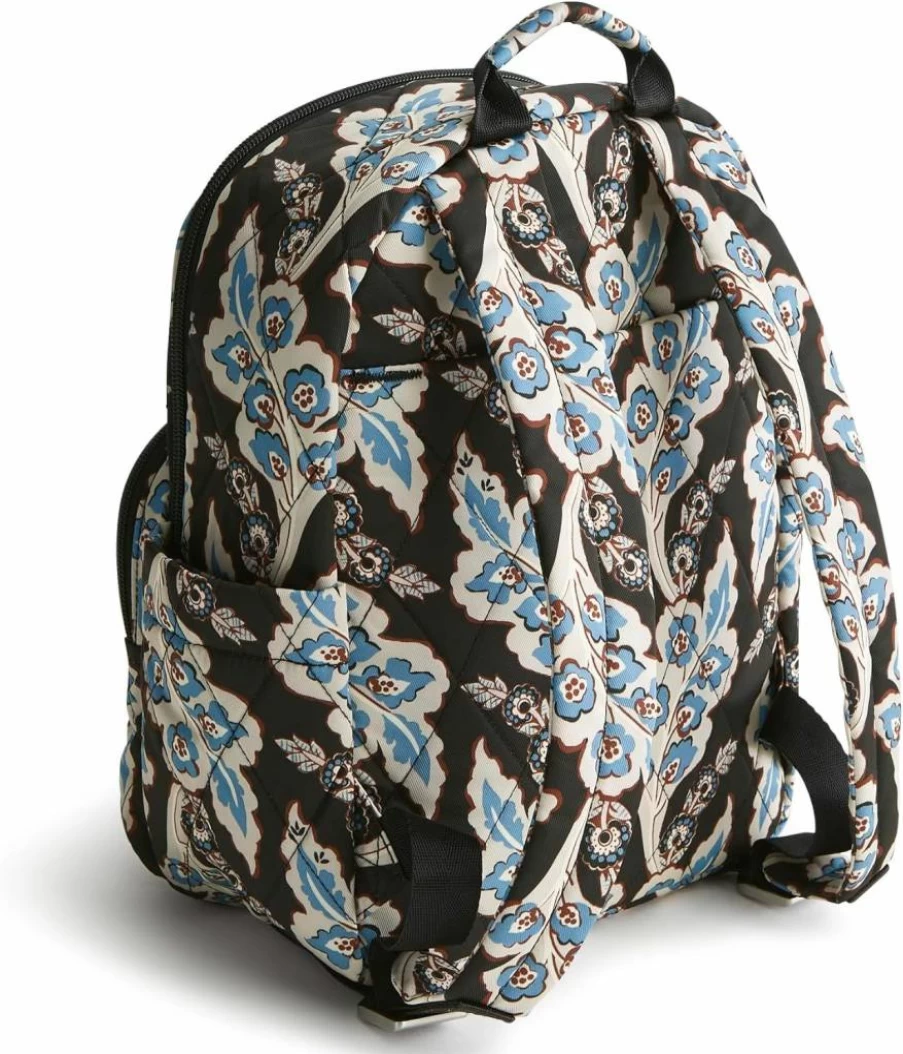 Vera Bradley Women's Small Banbury Backpack in Bronze Green - Lightweight Performance Twill Design