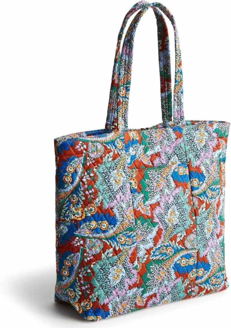 Vera Bradley Original Cotton Tote Bag – Premium Quality Lightweight Carryall for Women