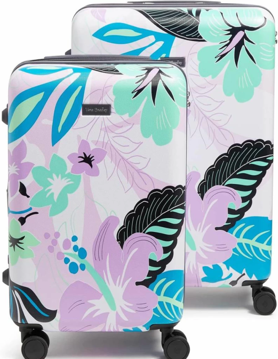 Vera Bradley Bloom Boom Navy 26" Hardside Check-In Luggage – Women's Rolling Suitcase