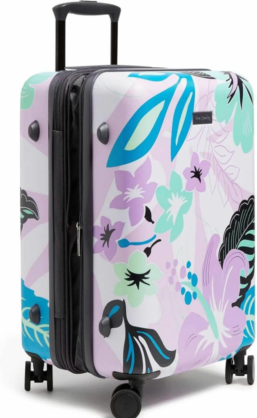 Vera Bradley Bloom Boom Navy 26" Hardside Check-In Luggage – Women's Rolling Suitcase