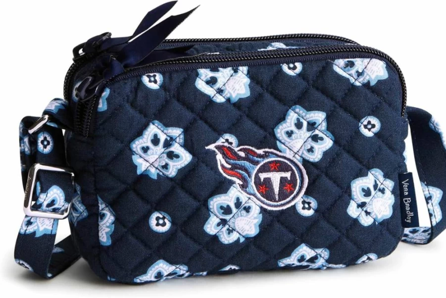 Vera Bradley NFL Team Logo Cotton Crossbody Bag for Women - Multiple Teams Collection