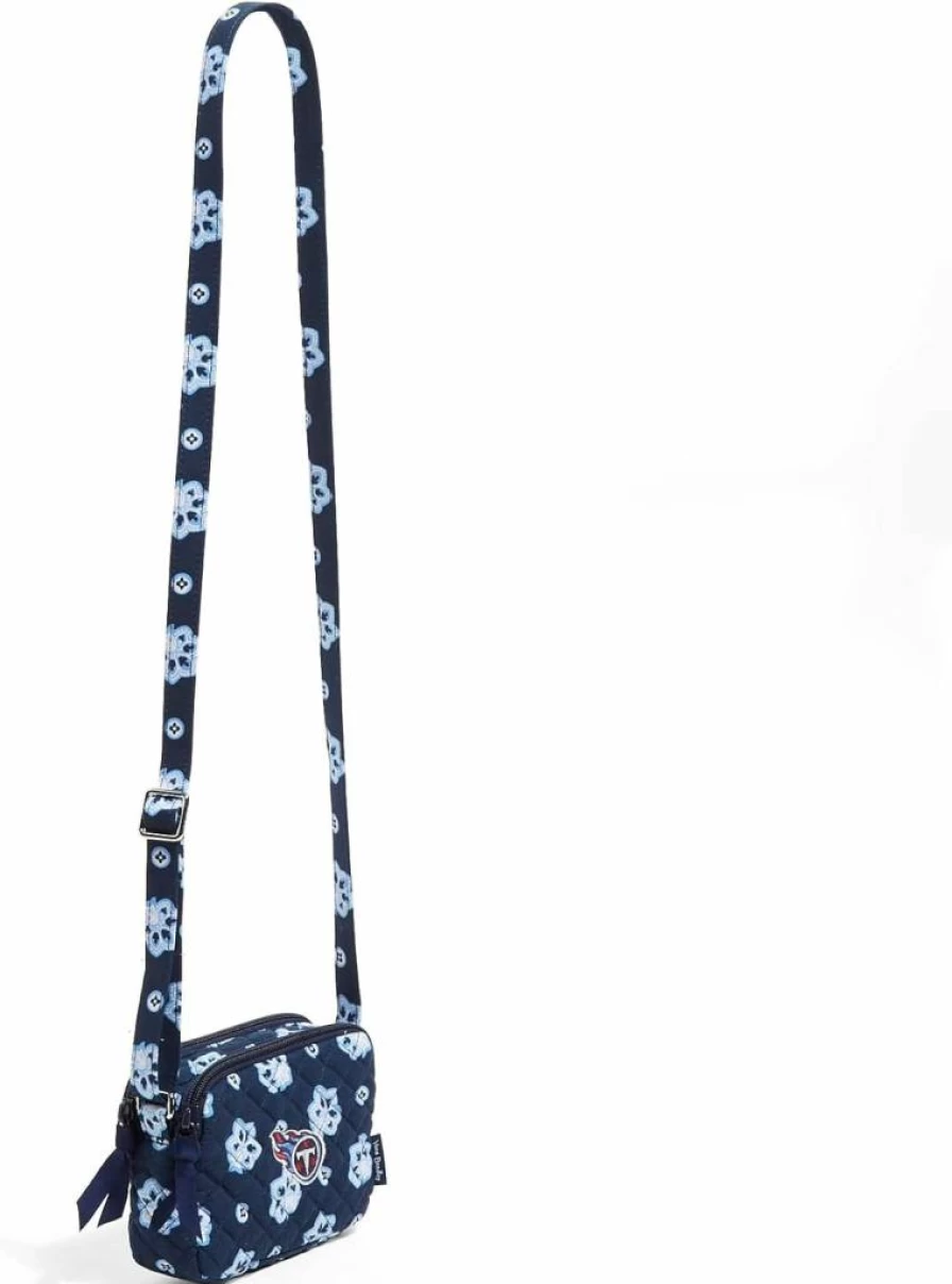 Vera Bradley NFL Team Logo Cotton Crossbody Bag for Women - Multiple Teams Collection