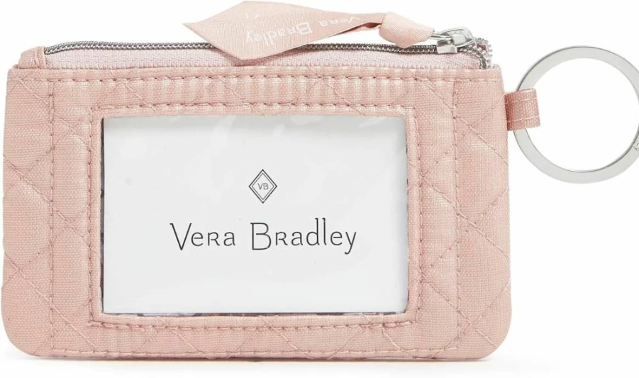 Vera Bradley Women's Zip ID Case Wallet in Premium Cotton Fabric