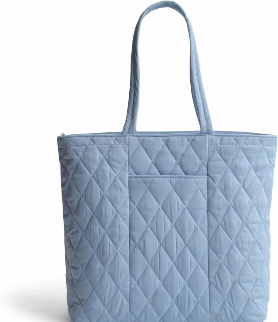 Vera Bradley Soft Chambray Performance Twill Original Tote Bag for Women Lightweight Durable Carryall
