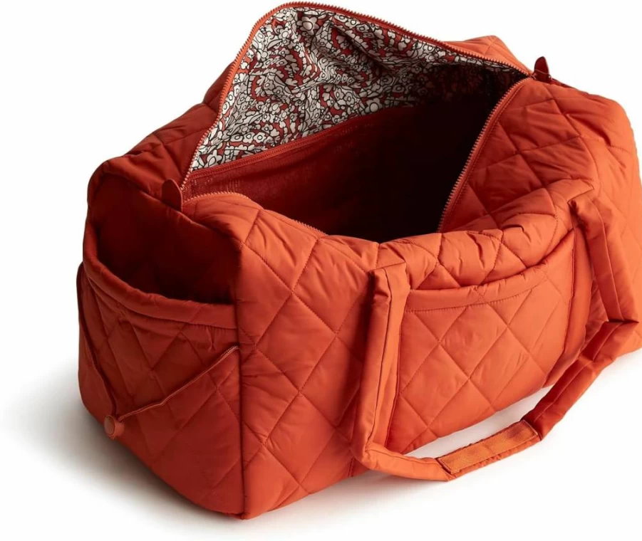 Vera Bradley Lightweight Large Duffel Bag for Women - Original Travel Tote Carry-On