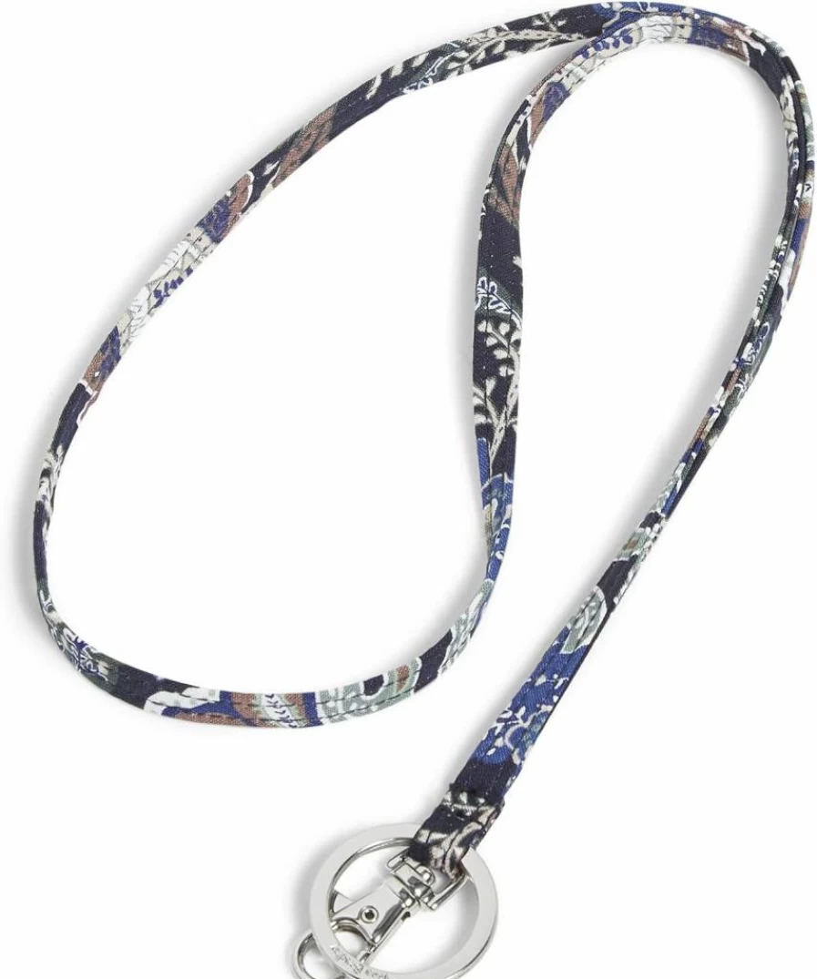 Vera Bradley Women's Signature Cotton Lanyard - Stylish & Lightweight Key Holder for Women
