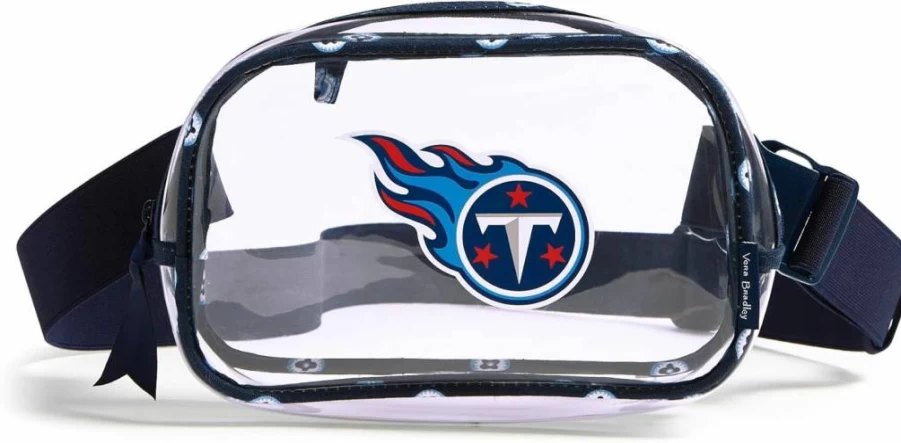 Vera Bradley NFL Team Logo Women's Clear Belt Bag for Women (Multiple Teams) Crossbody Purse