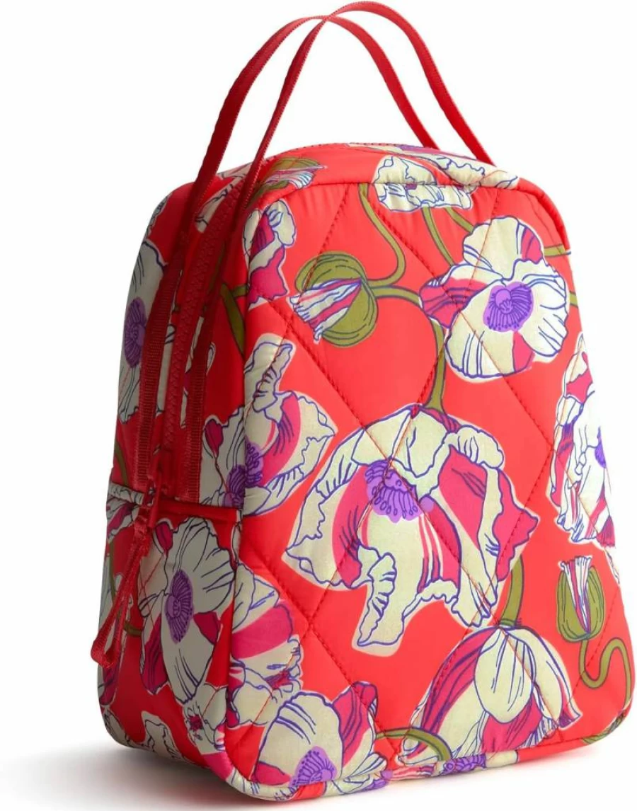 Vera Bradley Beryl Green Featherweight Reusable Lunch Bag for Work & School