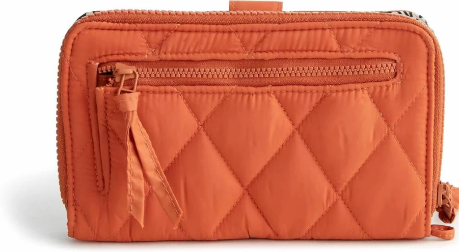 Vera Bradley Lightweight Large Tab Wallet – Stylish & Functional Women's Zip-Around Wallet