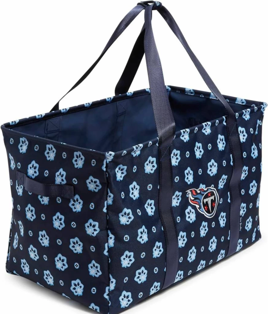 Vera Bradley Recycled NFL Team Large Car Tote for Women - Multiple Team Designs Available
