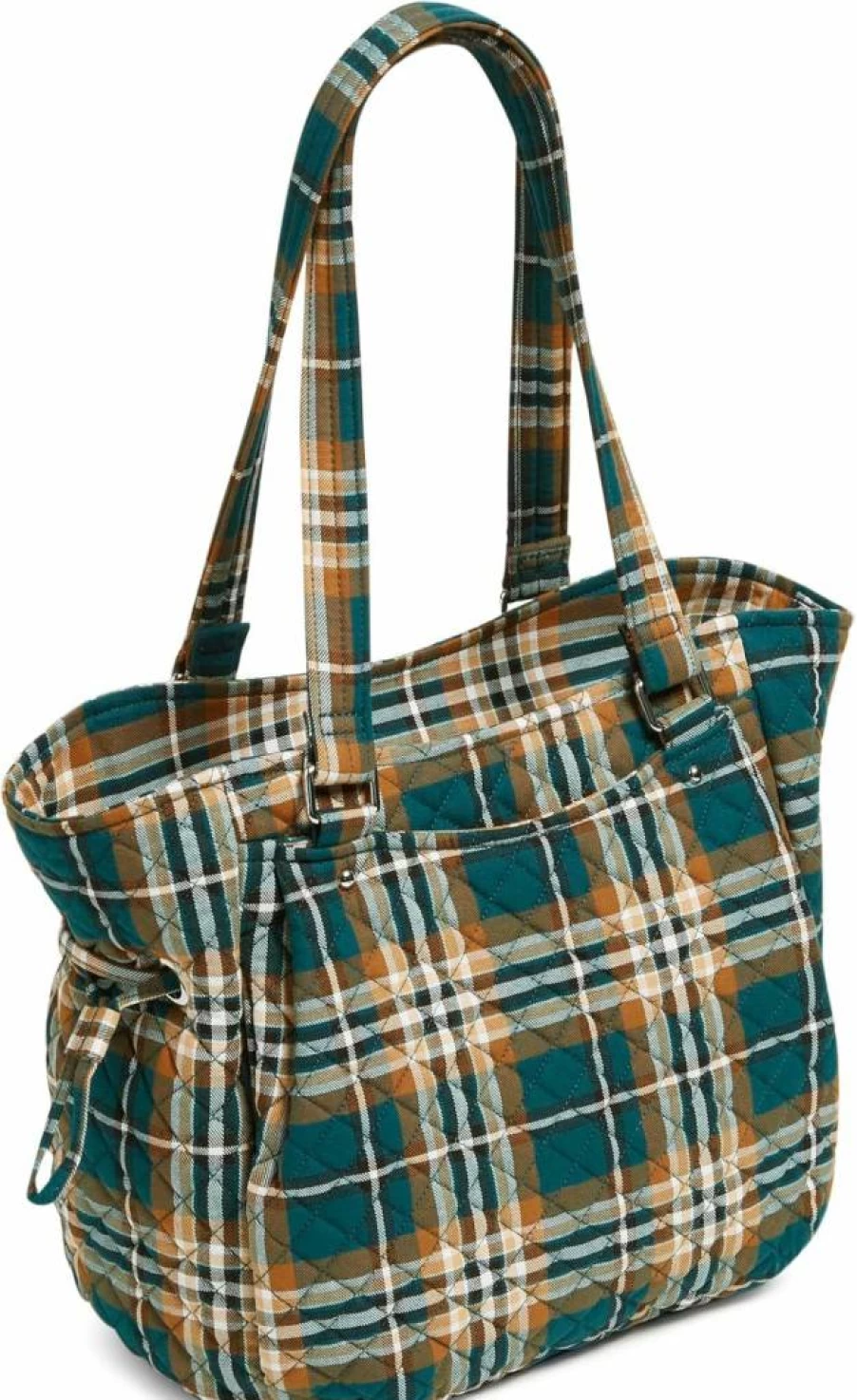 Vera Bradley Glenna Cotton Satchel Handbag for Women | Lightweight & Stylish Shoulder Purse