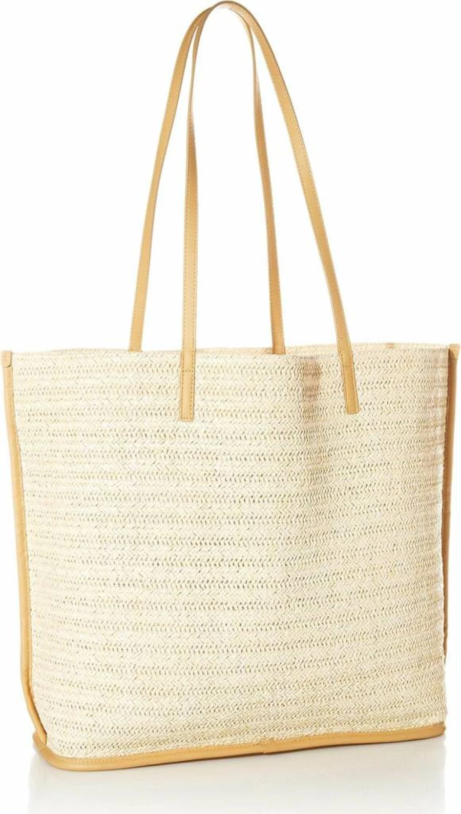 Vera Bradley Women's Straw Tote Bag – Lightweight Summer Beach Bag with Colorful Patterns
