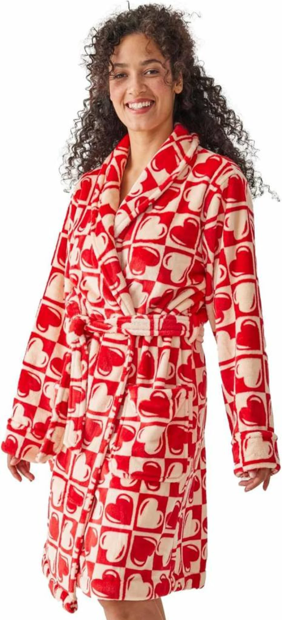 Vera Bradley Women's Cozy Fleece Robe - Soft Plush Loungewear for Comfort & Style