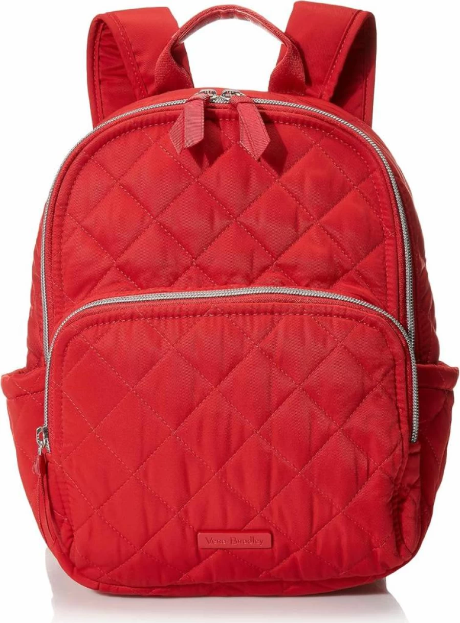 Vera Bradley Immersed Blooms Women's Small Performance Twill Backpack – Lightweight & Stylish Daypack for Travel & Work