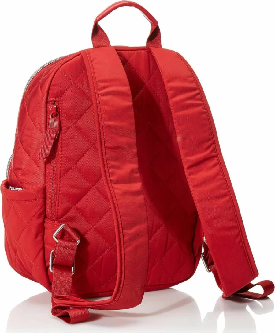 Vera Bradley Immersed Blooms Women's Small Performance Twill Backpack – Lightweight & Stylish Daypack for Travel & Work